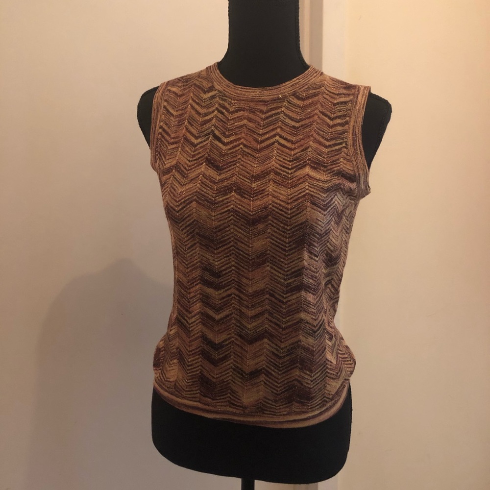 MISSONI For Target Metallic top.